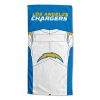 [Personalization Only] OFFICIAL NFL Jersey Personalized Beach Towel - Los Angeles Chargers - Personalization Only